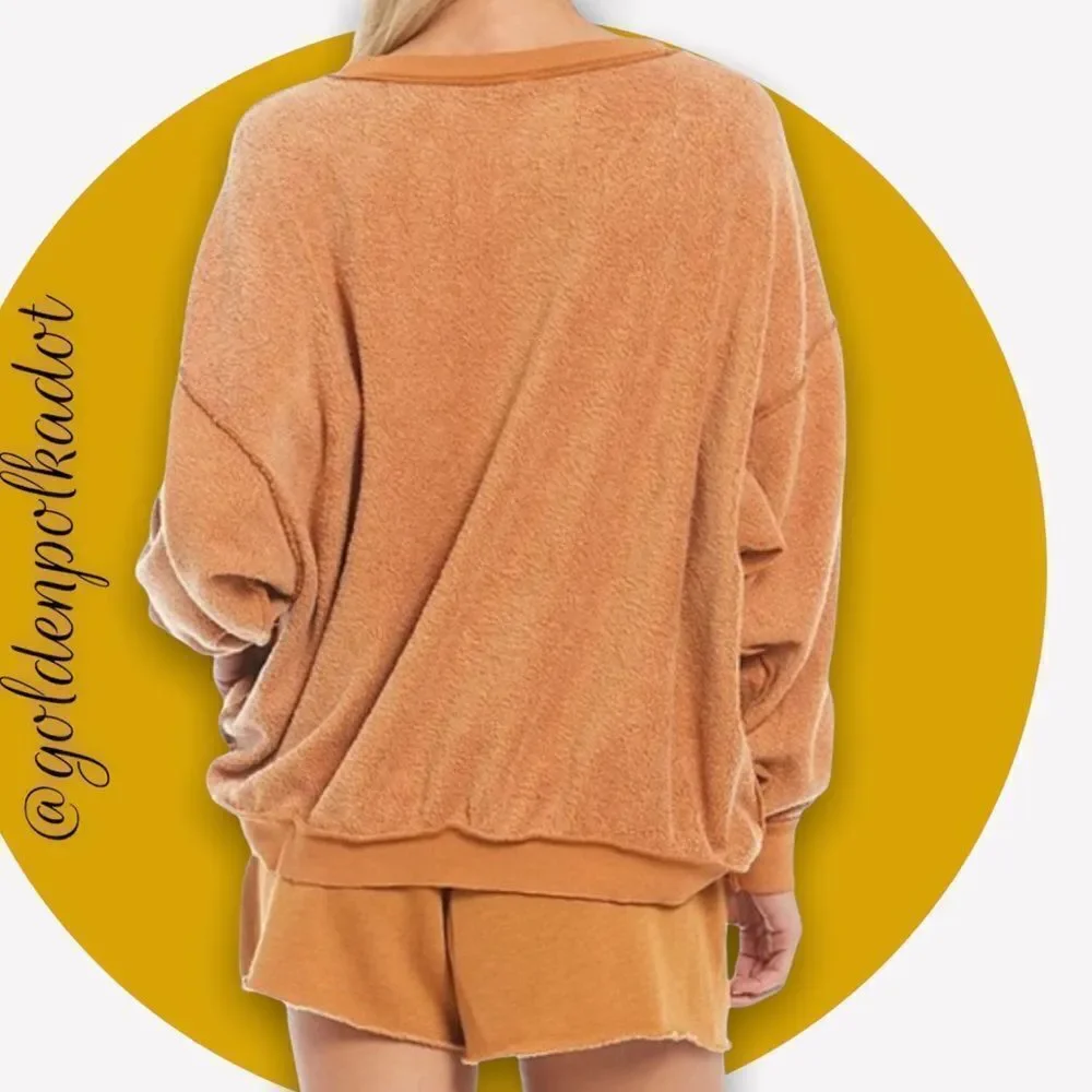 FREE People Movement Short Set in Cognac Intimately Kelly NWT Large - Picture 3 of 10
